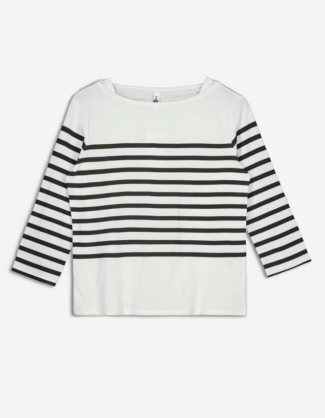 Damen Langarmshirt - Regular Fit - 3/4 Ärmel