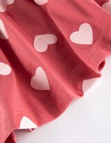 Haljina - &Scaron;areni print - ruzicasta