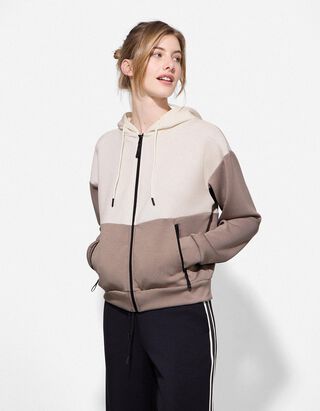 Sweatvest - Modaal - wit