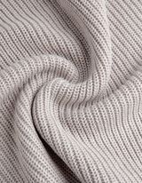 Pul&oacute;ver - Csipker&aacute;t&eacute;ttel - vilagos szurke