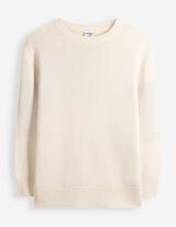 Strickpullover - Oversized Fit - Beige