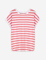 Shirt - Streifen - hellrot