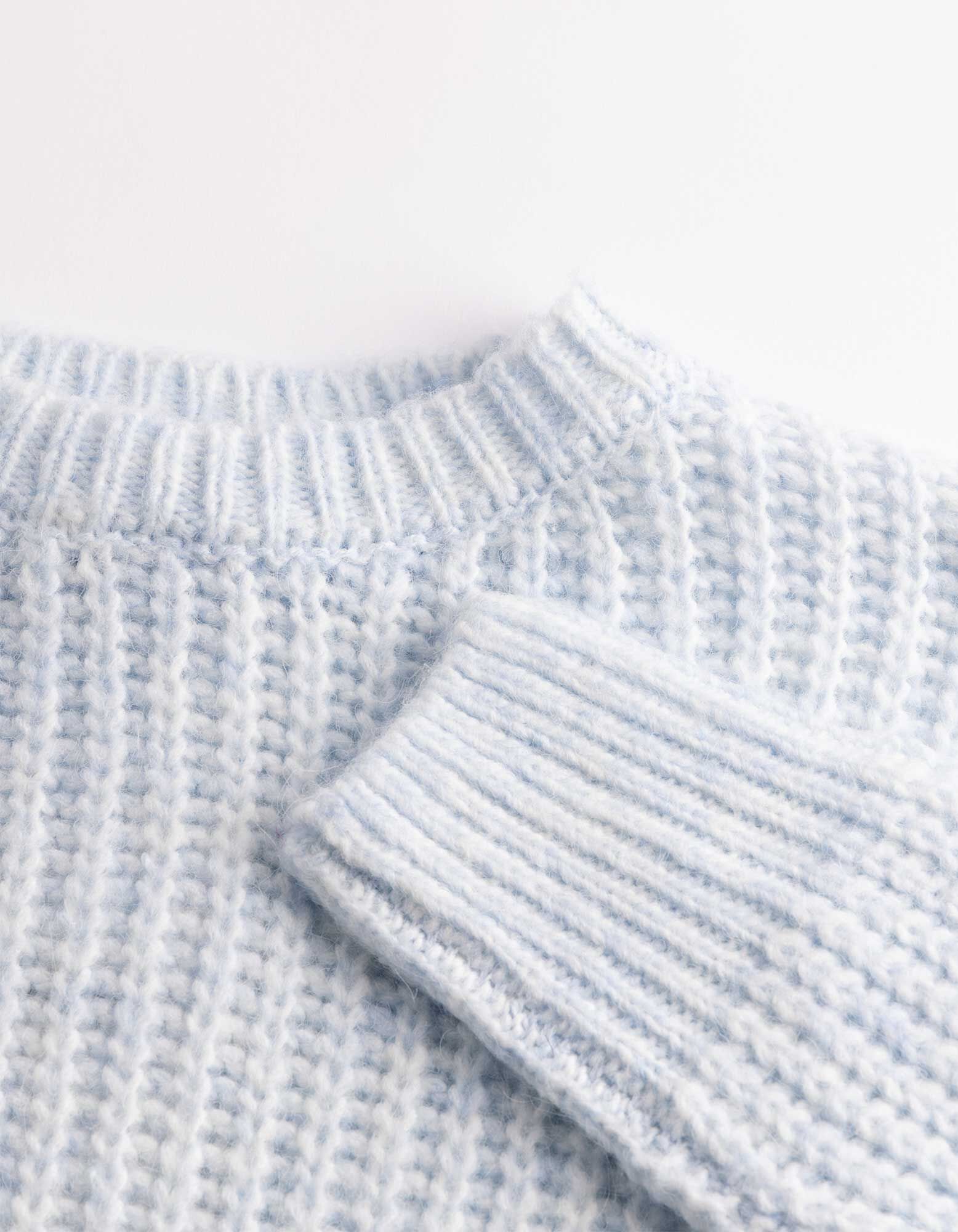 Strickpullover - Strick - Hellblau