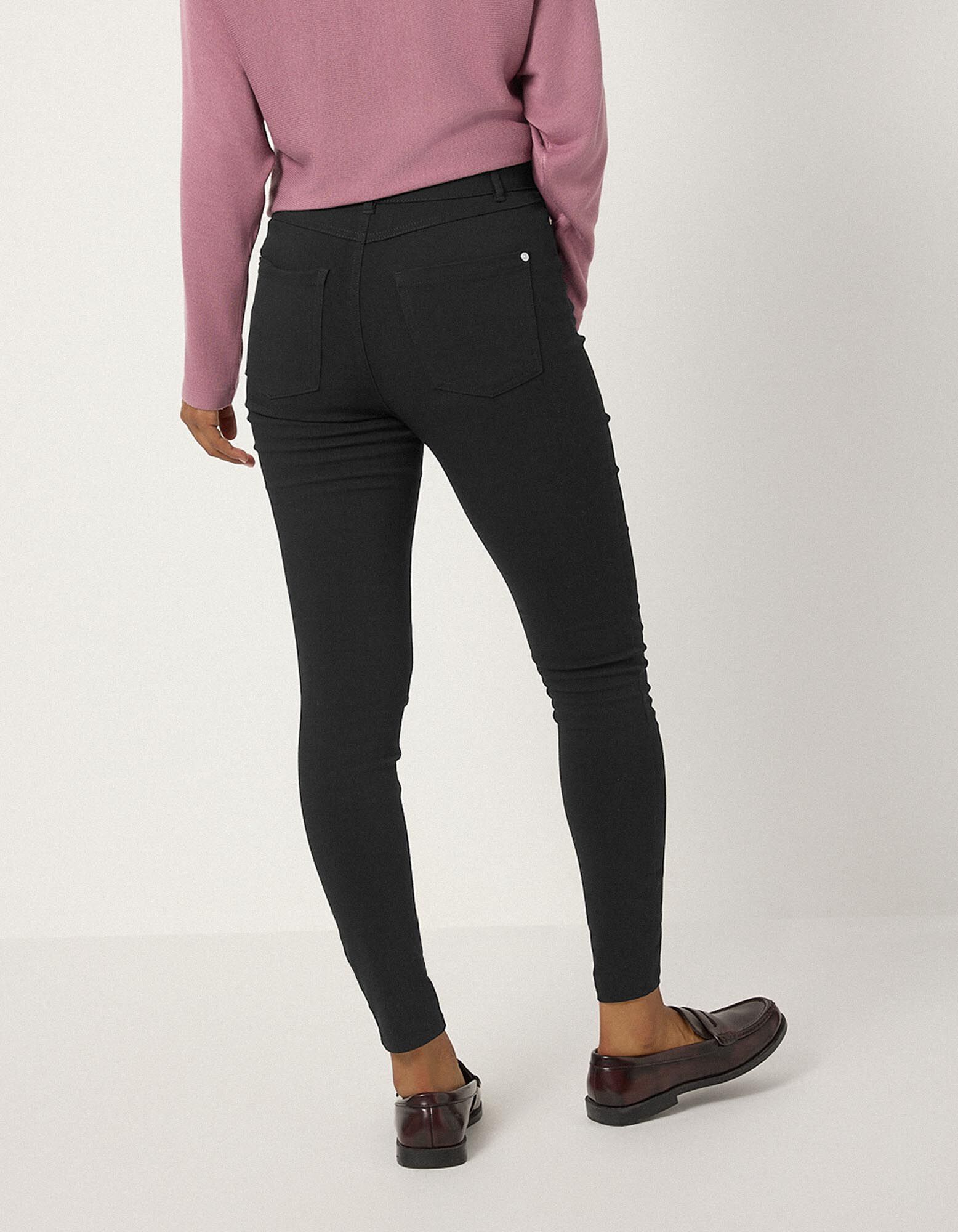 Hose - Skinny Fit - Schwarz