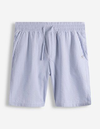 Short - Strepen - lichtblauw