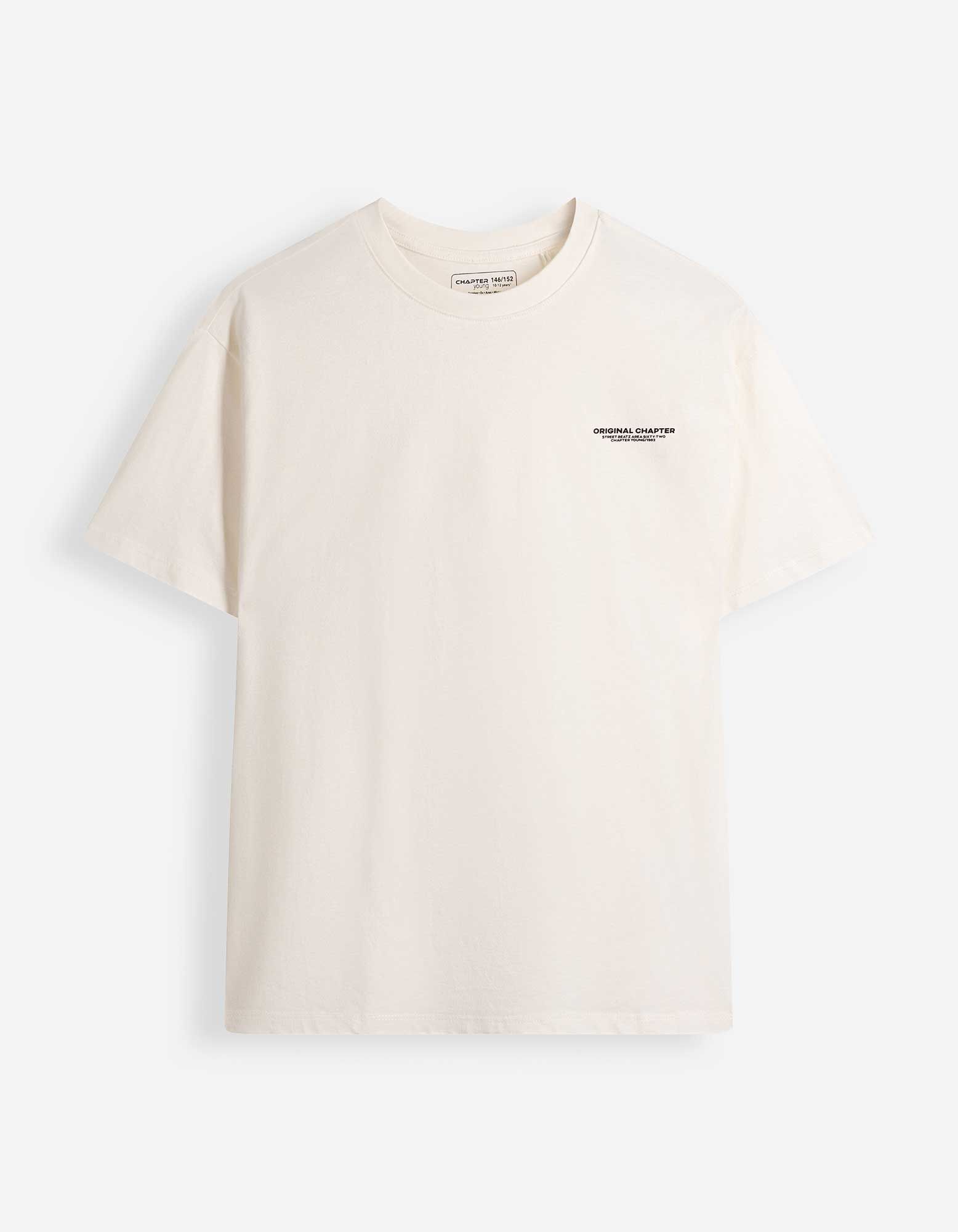 T-shirt - Oversized fit - Off-White
