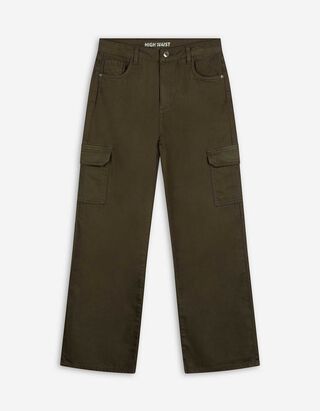 Cargohose - Twill - dunkelgr&uuml;n