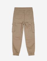 Cargo nohavice - Relaxed Fit - bezova