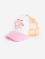 Basecap - Paillettenbesatz - orange