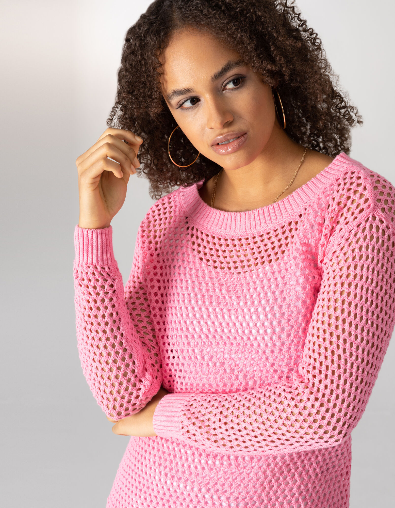 Pull-over - Coupe Regular Fit - rose