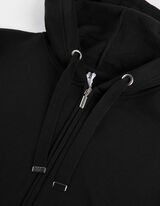 rozpinana bluza - jednokolorowy - czarny