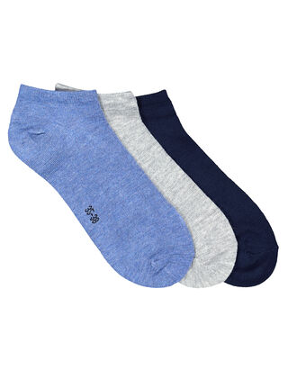 Damen Bambus Sneakersocken im 3er-Pack