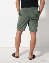 Šortky - Manšestr - tmave zelena