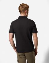 Poloshirt - Relax Fit - schwarz