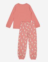 Set van longsleeve en broek - Print - roze
