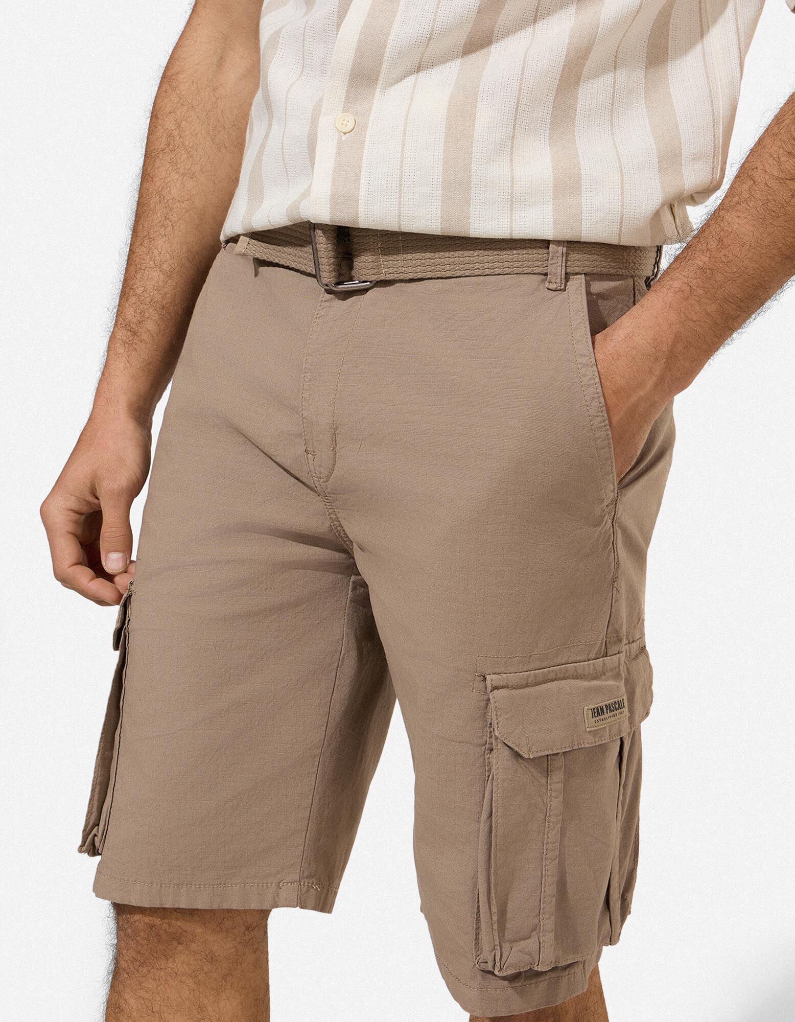 Cargoshorts - Ripstop - beige