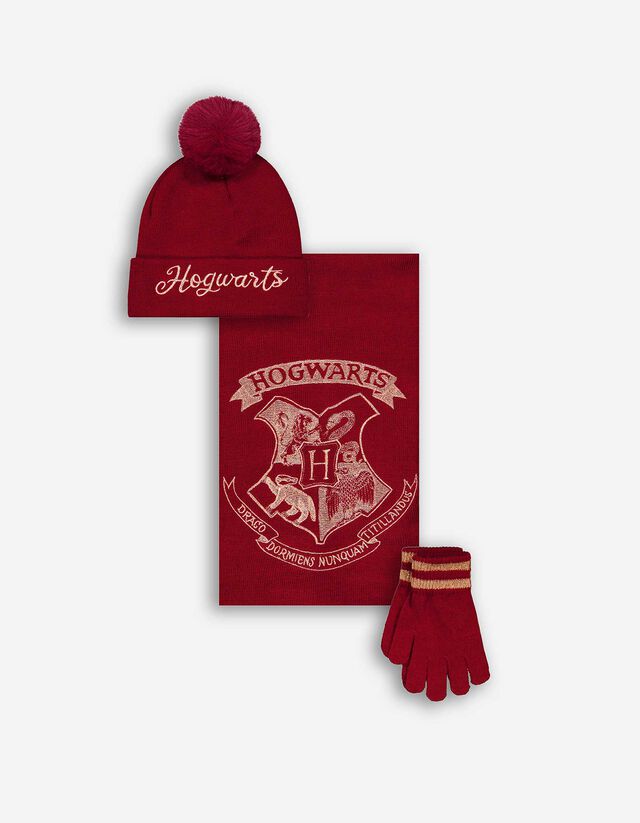 Set aus Mütze, Schal und Handschuhe - Harry Potter