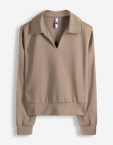 Pullover - Scuba - hellbraun