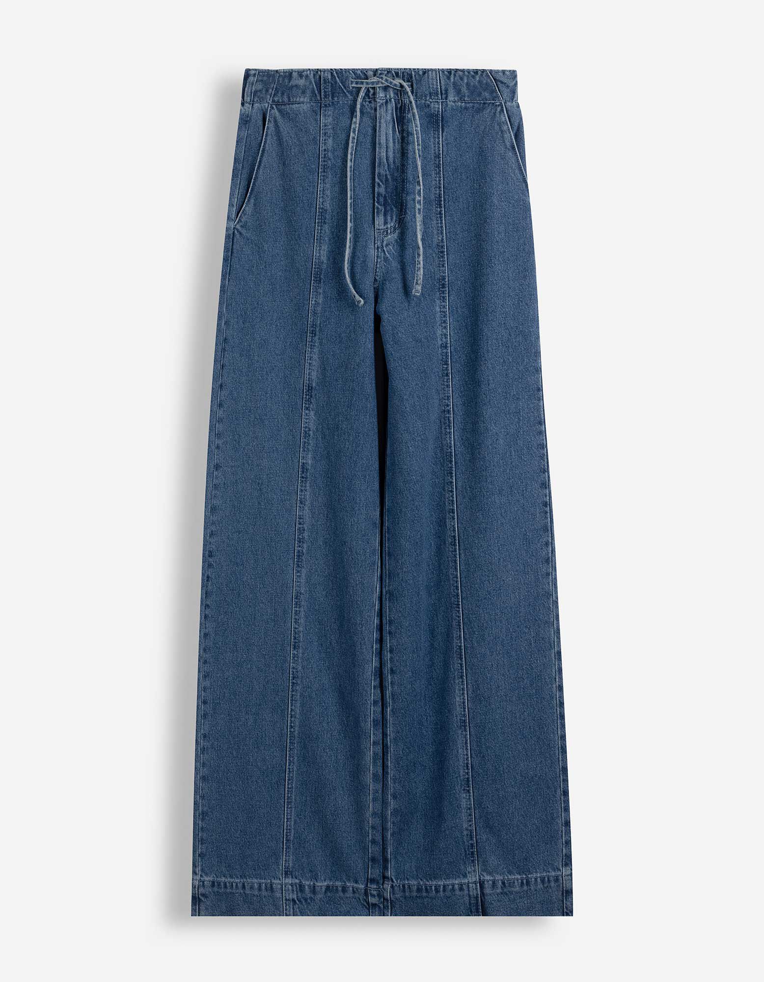 Jeans - Wide Fit - blau