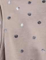 Ujjatlan felső - Anyagkever&eacute;k - b&eacute;zs