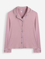 Pyjama Set aus Shirt und Hose - Viskose - Rosa