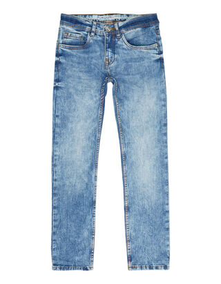 Jungen Skinny Fit Jeans im Bleached Look 
