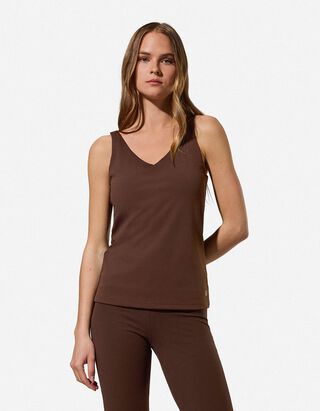 BH Top - Atmungsaktiv - dunkelbraun