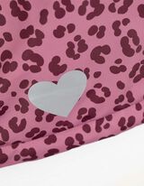 Lyžařská bunda  - Vzor po celé ploše - tmave cervená