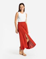 Top - Rippenstruktur - wei&szlig;