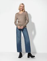 Pulover - Melirano - bez