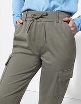 Laisvalaikio kelnės - Uždėtinės kišenės - zalias