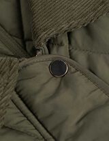 Jachetă matlasată - Cordon tiv - Verde inchis