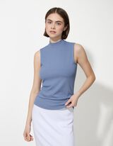 Top - Žebrová struktura - tmave modra