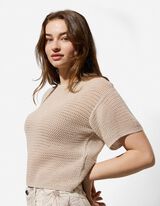 Pul&oacute;ver - Oversized Fit - B&eacute;žov&aacute;