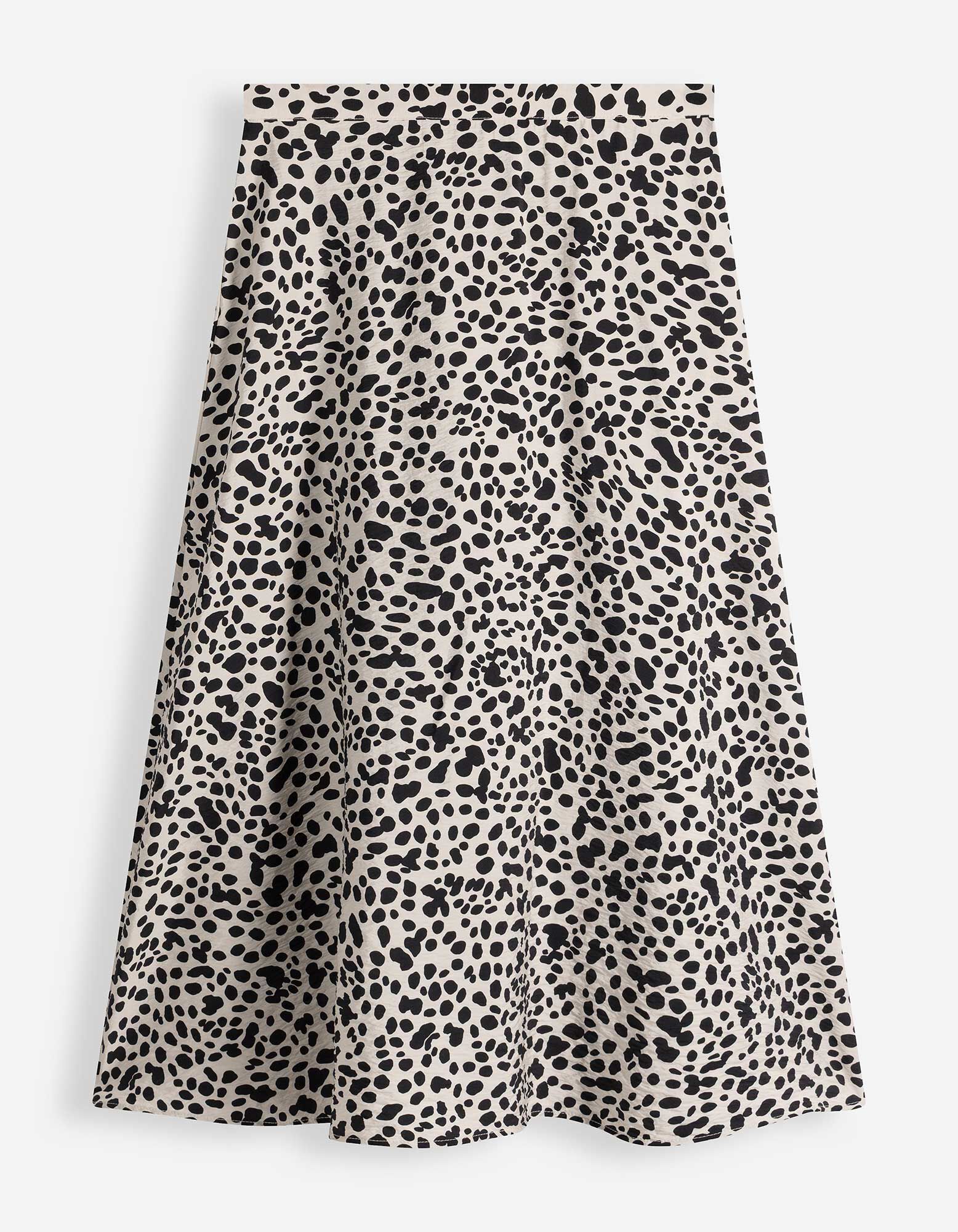 Rok - Stippenmotief - Beige