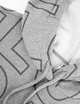 Hoodie - Capuchon met tunnelkoord - grijs