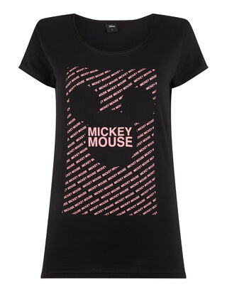 Damen T-Shirt mit Mickey Mouse-Print