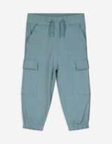 Jogginghose - Aufgesetze Taschen - türkis