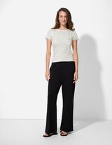 T-shirt - Fantasia floreale - bianco