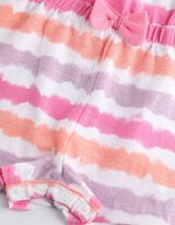 kombinezon - naszyta kokardka - bialy