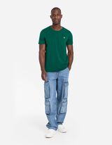 T-shirt - Taschina sul petto - verde scuro