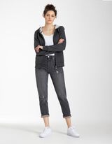 Felpa con cappuccio - Cappuccio con coulisse - grigio scuro