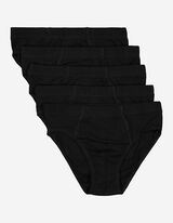 Slip - Confezione da 5 pezzi - nero