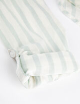 Blúzka - Náprsné vrecko - zelena