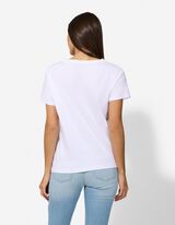 T-s&auml;rk - &uuml;mar kaelus - valge