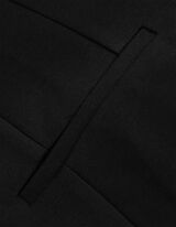 Blézer - V-kivágás - fekete