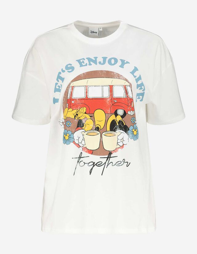 T-shirt - Pluto - bianco