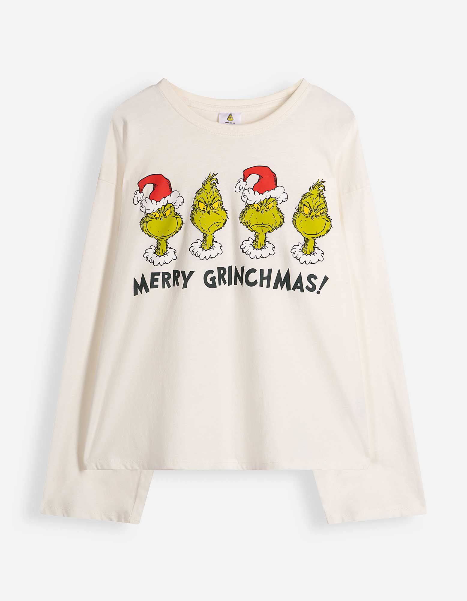 Pyjama Set aus Shirt und Hose - The Grinch - Bunt