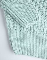 Megztinis - Pažeminti pečiai - turkis