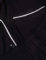 Pyžamový set tričko a kraťase - Viskóza - cierna